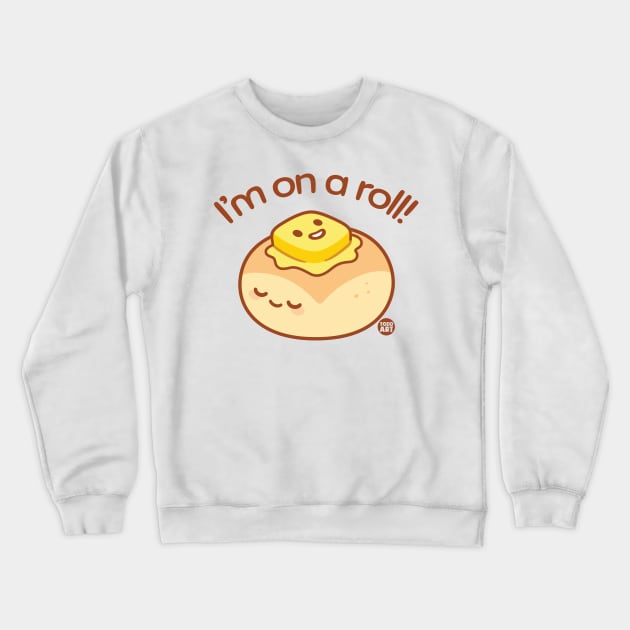 ON A ROLL Crewneck Sweatshirt by toddgoldmanart